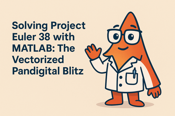 Solving Project Euler 38 with MATLAB: The Vectorized Pandigital Blitz